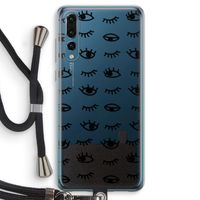 Eye pattern #2: Huawei P20 Pro Transparant Hoesje met koord