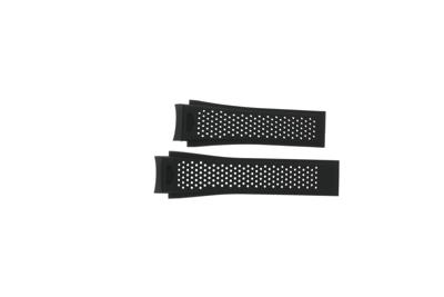 Horlogeband Smartwatch Tag Heuer CBG2A1Z / FT6157 Rubber Zwart 22.5mm