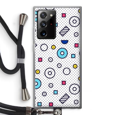 8-bit N°9: Samsung Galaxy Note 20 Ultra / Note 20 Ultra 5G Transparant Hoesje met koord