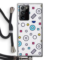 8-bit N°9: Samsung Galaxy Note 20 Ultra / Note 20 Ultra 5G Transparant Hoesje met koord