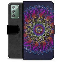 Samsung Galaxy Note20 Premium Portemonnee Hoesje - Kleurrijke Mandala