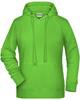 James & Nicholson JN8023 Ladies´ Hoody - /Lime-Green - XS