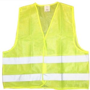 Veiligheidsvest fluorescerend geel voor volwassenen   -