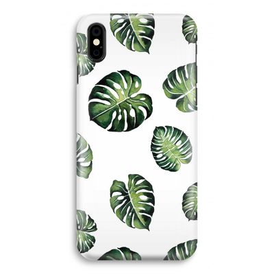 Tropische bladeren: iPhone X Volledig Geprint Hoesje