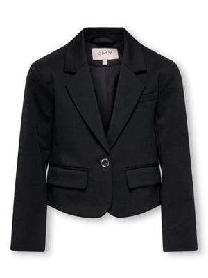 Kids ONLY winter blazer meisjes - zwart - KogPeach - oversize fit