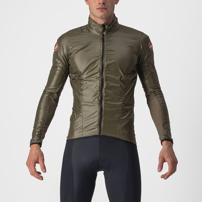 Castelli Aria shell fietsjack bruin heren XXL