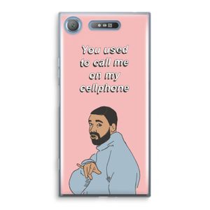 Hotline bling: Sony Xperia XZ1 Transparant Hoesje