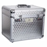 Imperial Riding Shiny Groomingbox zilver maat:one size