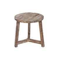 Bijzettafel Home ESPRIT Wit Bruin 45 x 45 x 45 cm