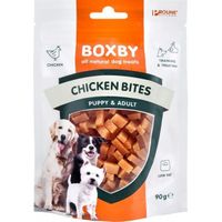 Boxby Chicken Bites hondensnack 15 x 90 g - thumbnail