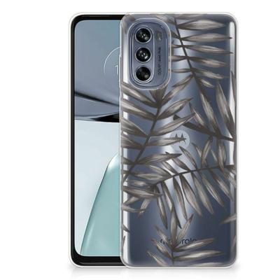 Motorola Moto G62 5G | TPU Case | Leaves Grey Motorola Moto G62 5G | TPU Case | Leaves Grey