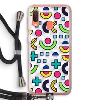 8-bit N°6: Samsung Galaxy A20e Transparant Hoesje met koord