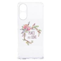 OPPO A58 | A78 5G Stevig | Bumper Hoesje | Boho Text