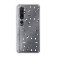 Hipster stripes: Xiaomi Mi Note 10 Pro Transparant Hoesje