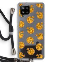 You Had Me At Pizza: Samsung Galaxy A42 5G Transparant Hoesje met koord