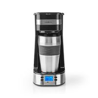 1-Kops Koffiezetapparaat | Dubbelwandige Reisbeker | 0,42 L | Timer - thumbnail