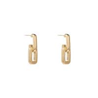 Go Dutch Label Oorbellen Double Link Goud