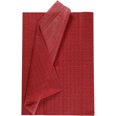 Creotime tissuepapier 50 x 70 cm rood 6 stuks