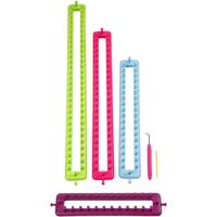 Creativ Company Knitting loom, l: 25-35-45-55 cm, 1 set Creativ Company Knitting loom, l: 25-35-45-55 cm, 1 set
