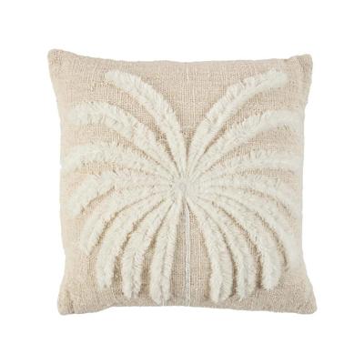 Kussenhoes De Isla Palm - natuurwit - 50x50cm Kussenhoes De Isla Palm - natuurwit - 50x50cm
