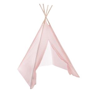 Atmosphera Tipi speeltent voor kinderen - 120 x 120 x 160 cm - roze - wigwam   -