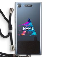 Abstract Spectrum: Sony Xperia XZ1 Transparant Hoesje met koord - thumbnail