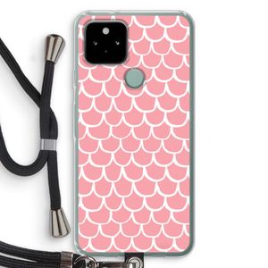 Dakpannetjes: Pixel 5 Transparant Hoesje met koord