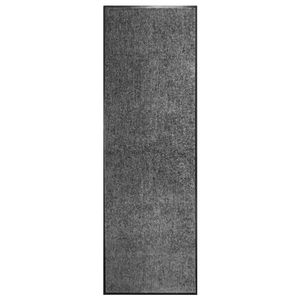 VidaXL Deurmat wasbaar 60x180 cm antraciet