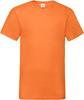 Fruit Of The Loom F270 Valueweight V-Neck T - Orange - L - thumbnail