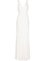 Jenny Packham robe longue Leila à sequins - Blanc - thumbnail