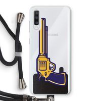 Pew Pew Pew: Samsung Galaxy A70 Transparant Hoesje met koord
