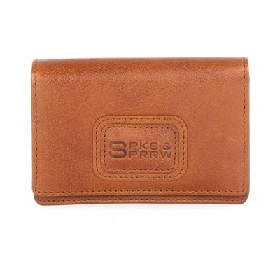 Spikes en Sparrow Wallet Portemonnee RFID Quella Brandy