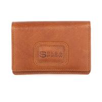 Spikes en Sparrow Wallet Portemonnee RFID Quella Brandy Spikes en Sparrow Wallet Portemonnee RFID Quella Brandy