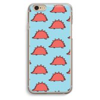Dinosawrr: iPhone 6 / 6S Transparant Hoesje
