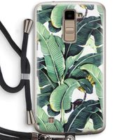Bananenbladeren: LG K10 (2016) Transparant Hoesje met koord