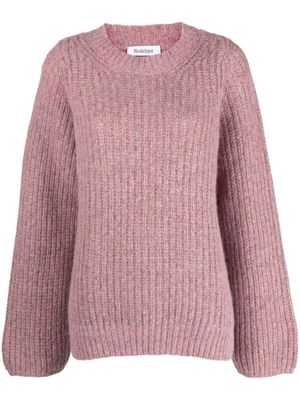 Rodebjer pull en maille nervurée - Rose