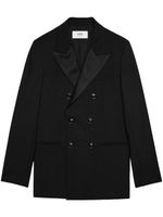 AMI Paris double-breasted blazer - Noir