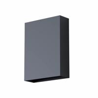 Artdelight Wandlamp Memphis H 16 cm zwart