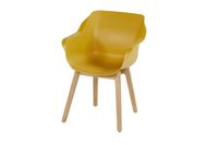 Hartman Sophie Studio dining armstoel - Curry Yellow - Teak poot - thumbnail