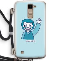 Zwaai: LG K10 (2016) Transparant Hoesje met koord