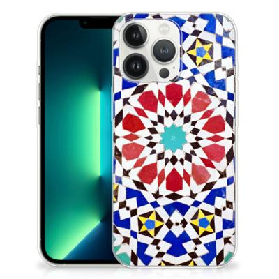 iPhone 13 Pro Max | TPU | Siliconen hoesje | Mozaïek