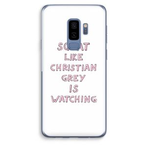 Christian Grey: Samsung Galaxy S9 Plus Transparant Hoesje