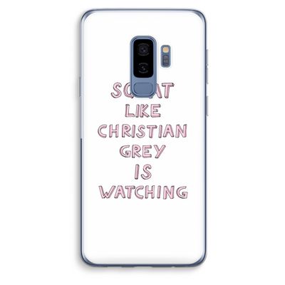 Christian Grey: Samsung Galaxy S9 Plus Transparant Hoesje