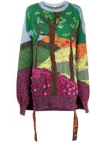 Stella McCartney pull Tree of Life en jacquard - Vert