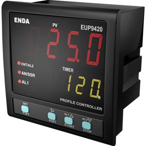 Enda EUP9420-230 PID Universele regelaar Pt100, J, K, L, T, S, R SSR, Relais 8 A (b x h) 96 mm x 96 mm