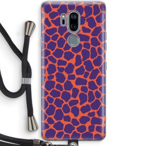 Purple Giraffe: LG G7 Thinq Transparant Hoesje met koord