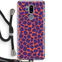 Purple Giraffe: LG G7 Thinq Transparant Hoesje met koord