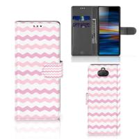 Sony Xperia 10 | Telefoon Hoesje | Waves Roze