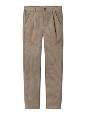 Name it winter broek jongens - bruin - xslim fit - NkmSilas