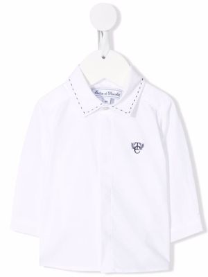 Tartine Et Chocolat chemise à logo imprimé - Blanc